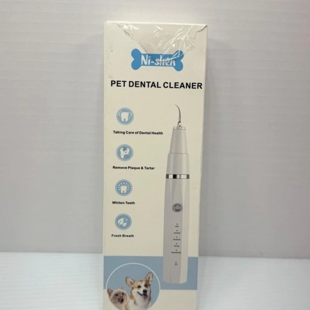 Ni-SHEN Pet Ultrasonic Tartar Remover – 7-in-1‎ Tooth Cleaning Kit